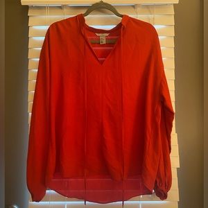 Red blouse size 8